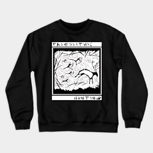 paleolithic hunting Crewneck Sweatshirt